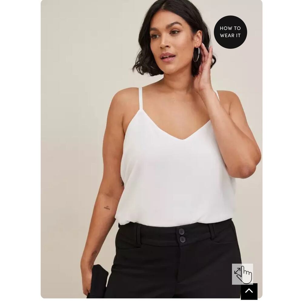 TORRID Women’s Sophie Swing Cami in White